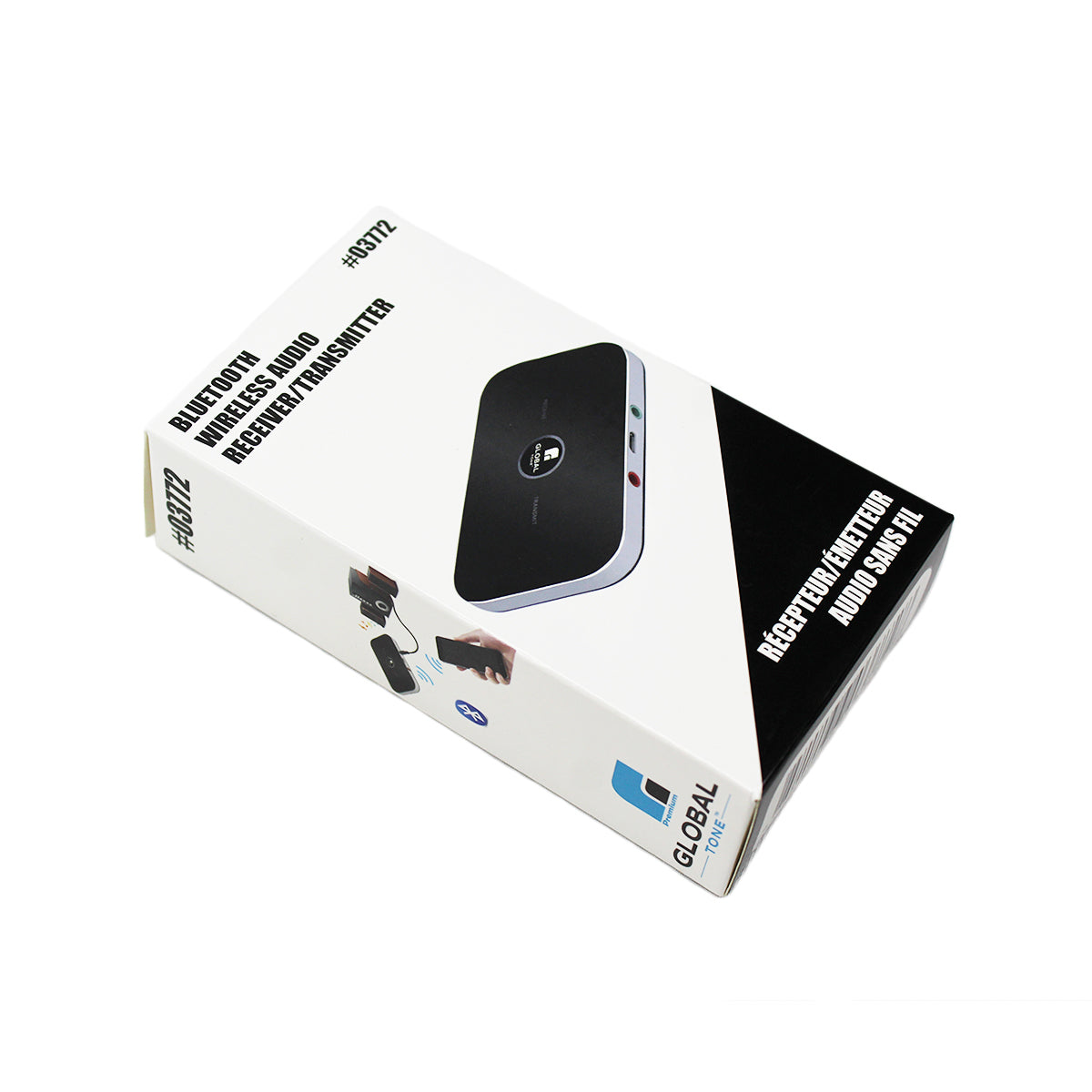 Globaltone Émetteur et récepteur audio Bluetooth 2 en 1