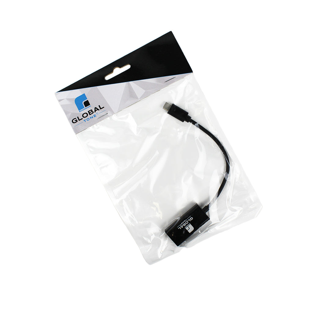 Globaltone Adaptateur USB-C mâle vers HDMI femelle, 15 cm