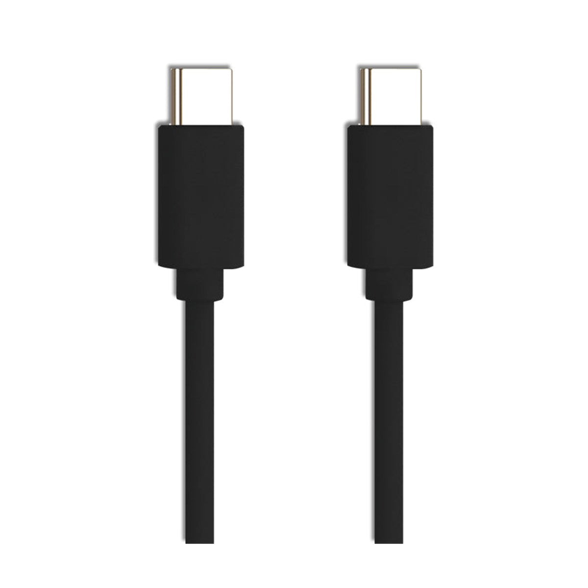 Globaltone Câble USB-C vers USB-C 60 W, charge et données, 3 pi, noir