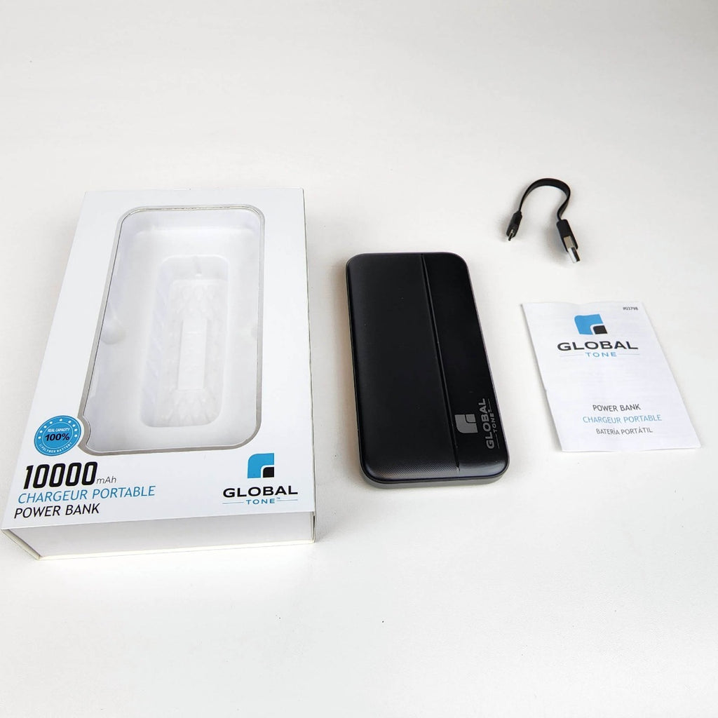 Globaltone Chargeur portable 10 000 mAh