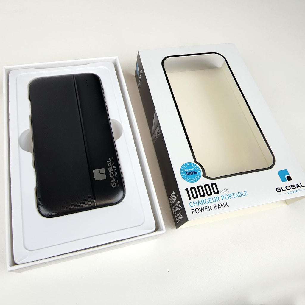 Globaltone Chargeur portable 10 000 mAh