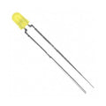DEL 5 mm jaunes, 3 V CC, 600-1200 mcd, sac de 5