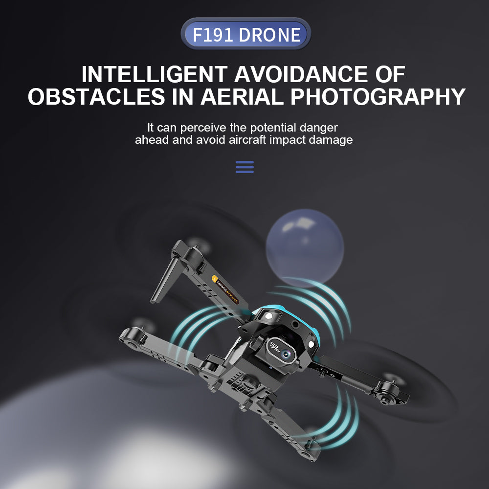 ZFR F191 Drone à double caméra avec sac de rangement, 1 batterie