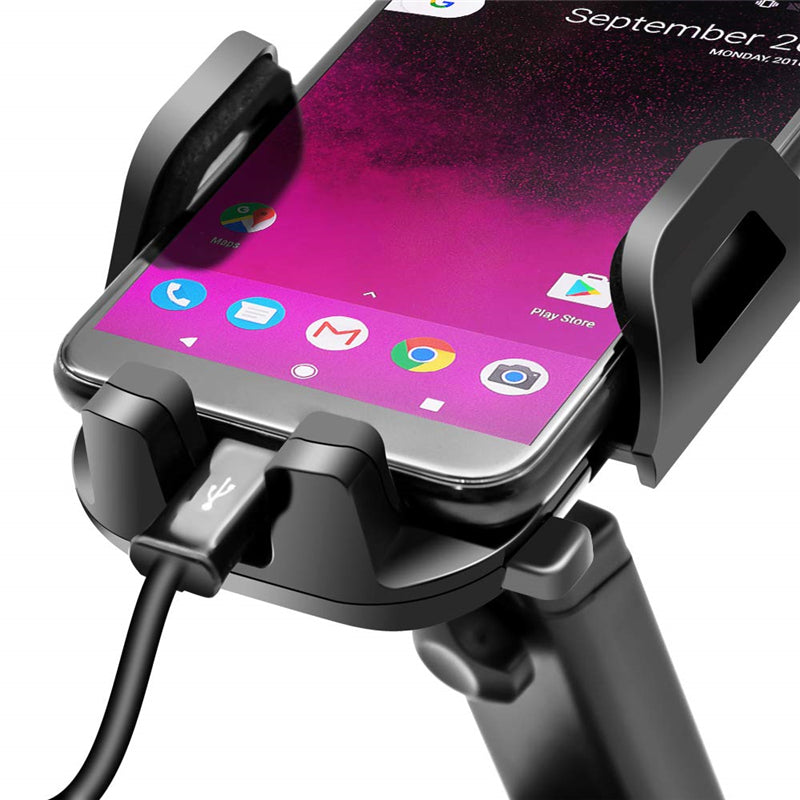 Support de téléphone pour voiture 3 en 1 rotatif avec charge sans fil