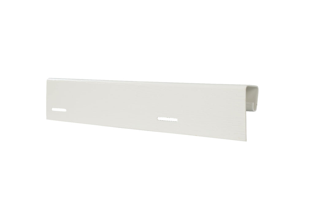 Globaltone Accessoire de Vinyle Moulure en J -5/8" Blanc 12’6" 0.04" 3810mm