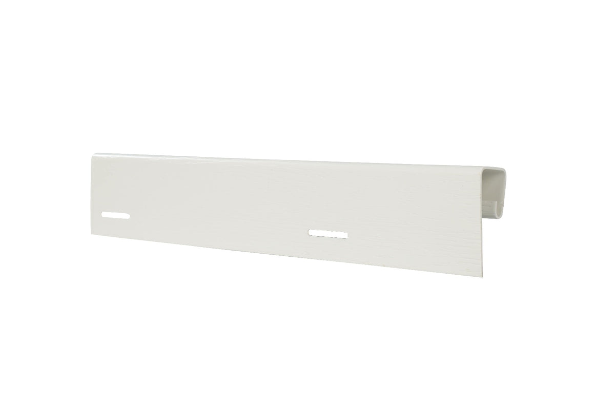 Globaltone Accessoire de Vinyle Moulure en J -5/8" Blanc 12’6" 0.04" 3810mm