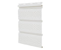 Globaltone Accessoire de Vinyle Soffite perforé Blanc 12" 10ft 0.04" 3048mm