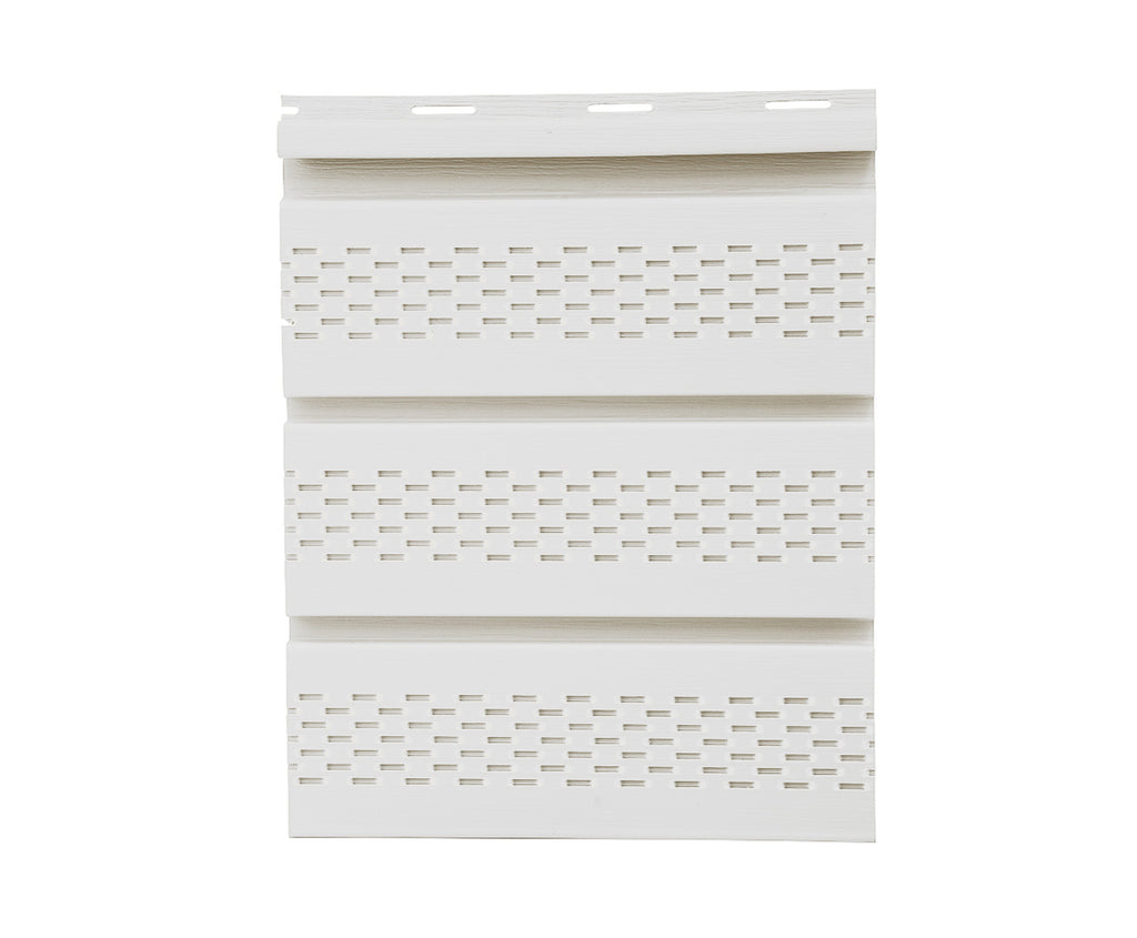 Globaltone Accessoire de Vinyle Soffite perforé Blanc 12" 10ft 0.04" 3048mm