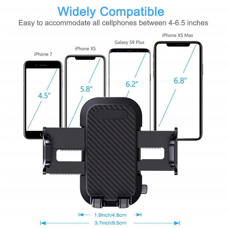 Support de téléphone pour voiture 3 en 1 rotatif avec charge sans fil