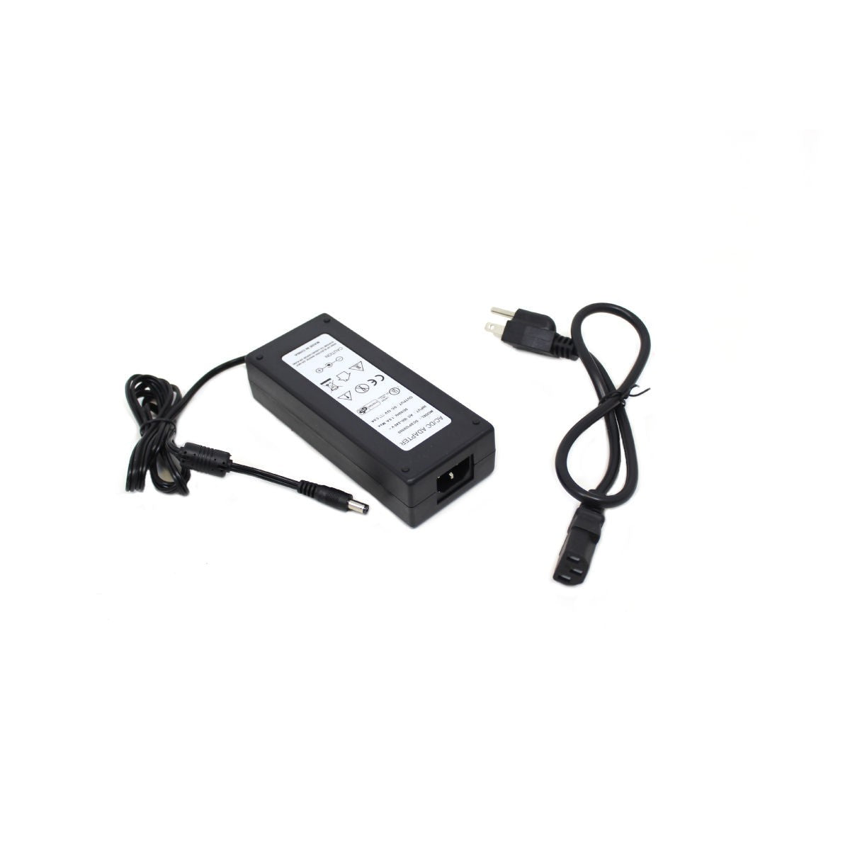 Switching Power Supply  5A, 12VDC  USA Canada 2.1mm dc plug, ac cable, cULu