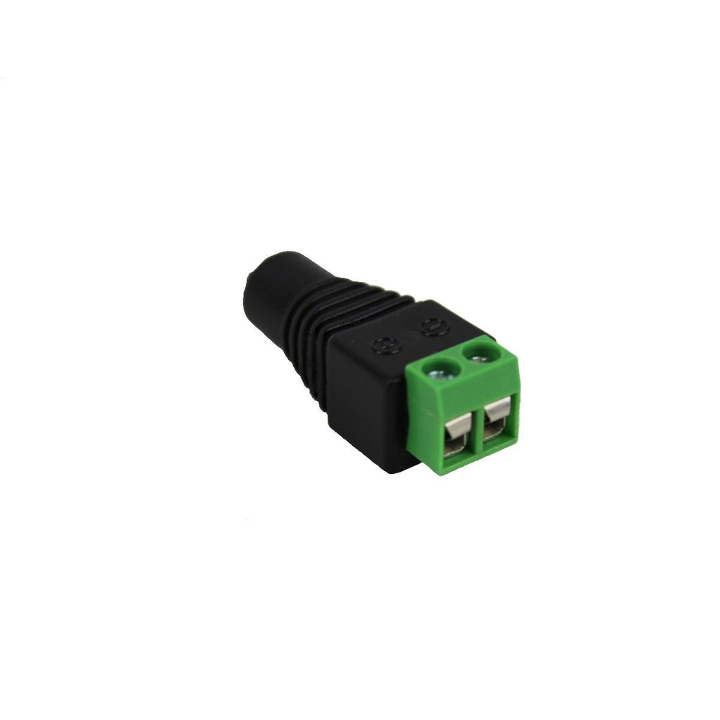 Connecteur DC femelle 2.1x5.5mm à Connecteur bloc terminal Pitch Screw