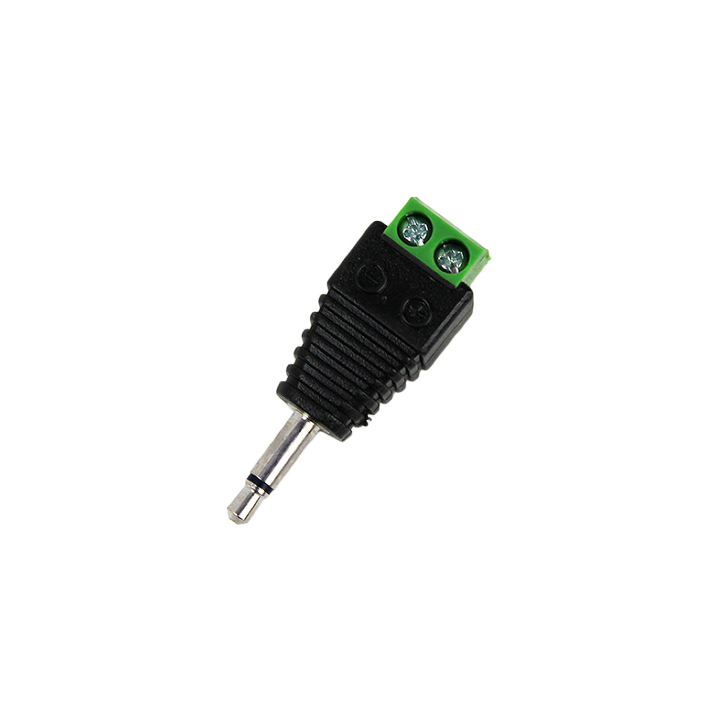 Prise 3.5mm mono à Connecteur bloc terminal Pitch Screw