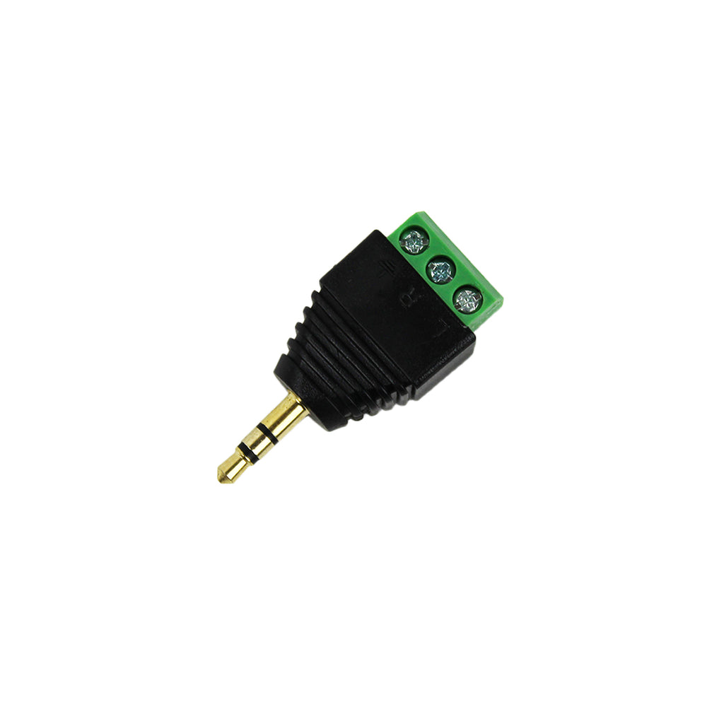 Prise 3.5mm stéréo à Connecteur bloc terminal Pitch Screw
