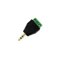 Prise 3.5mm stéréo à Connecteur bloc terminal Pitch Screw
