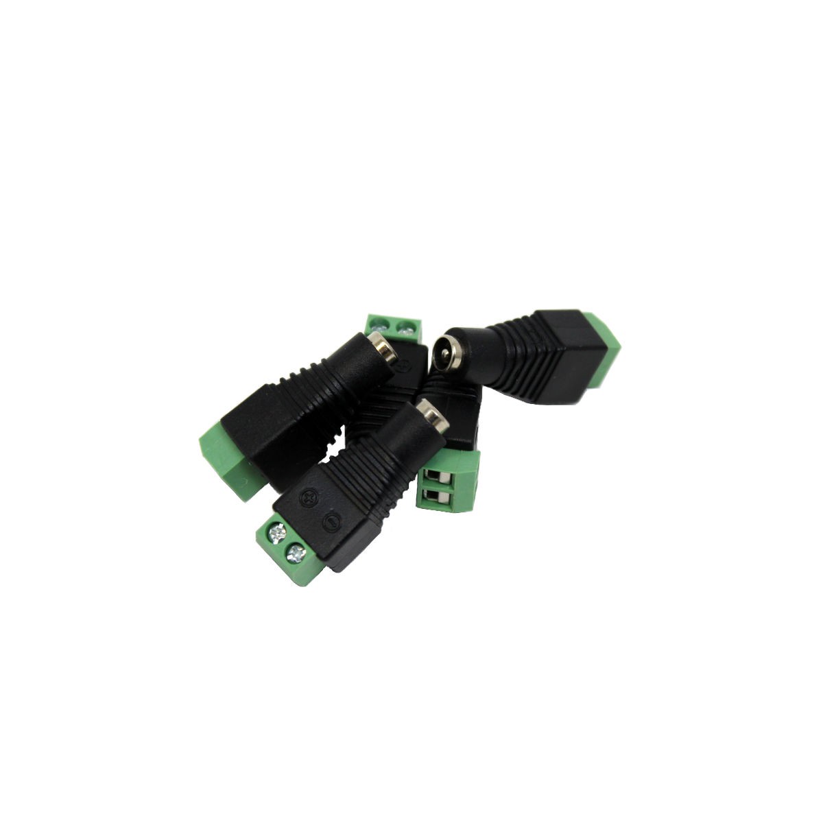Connecteur DC femelle 2.1x5.5mm à bloc terminal Pitch Screw, Sac de 5pcs