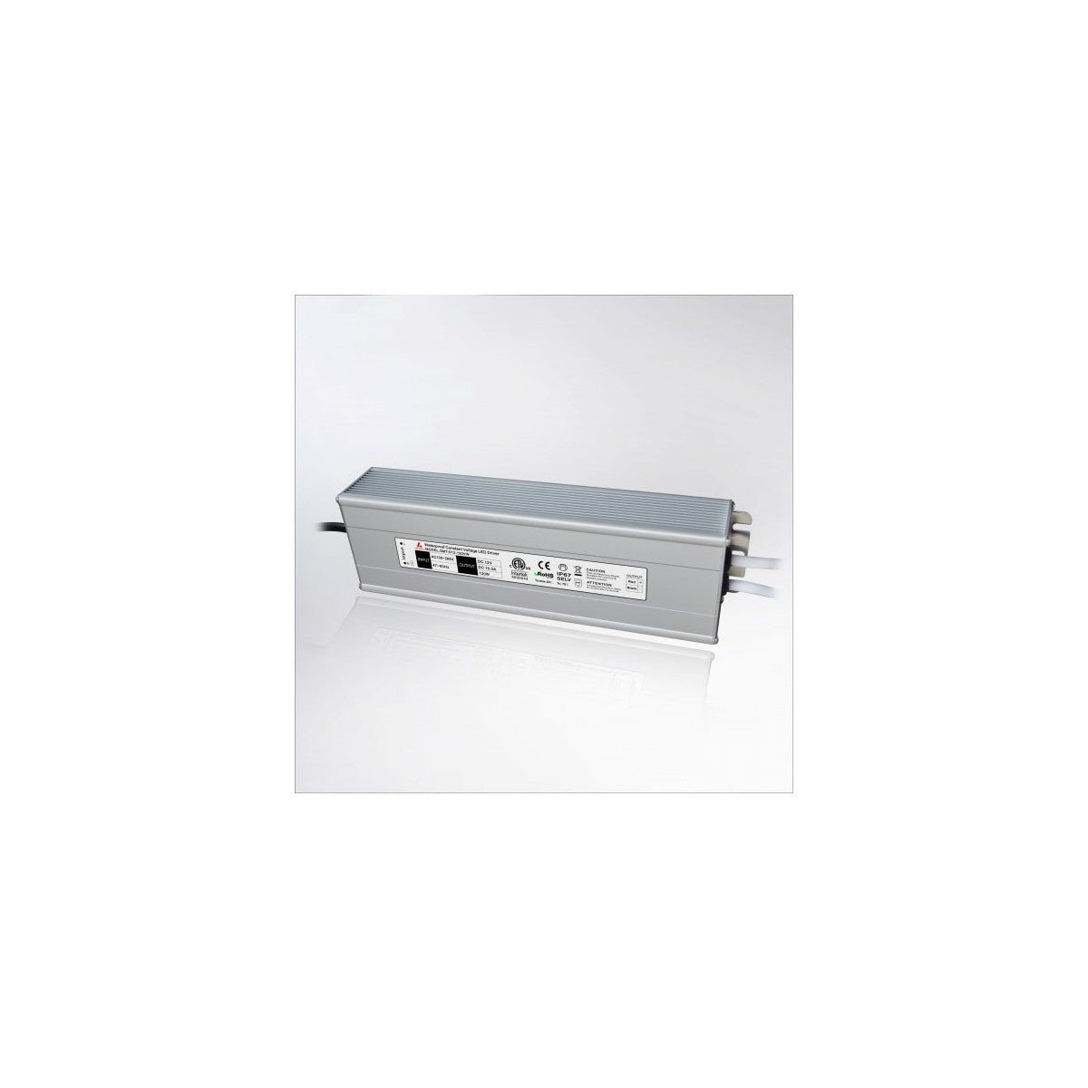 Transfo. DEL voltage constant, in 100-265v, out 10 Amp, 12VDC IP67 Certifié
