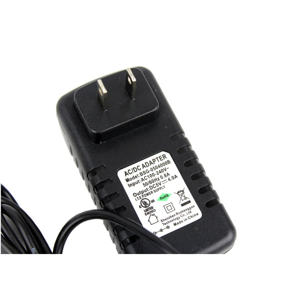 Bloc d'alimentation à découpage DC, 5V, 4A, DC 2.1x5.5mm, Certifié