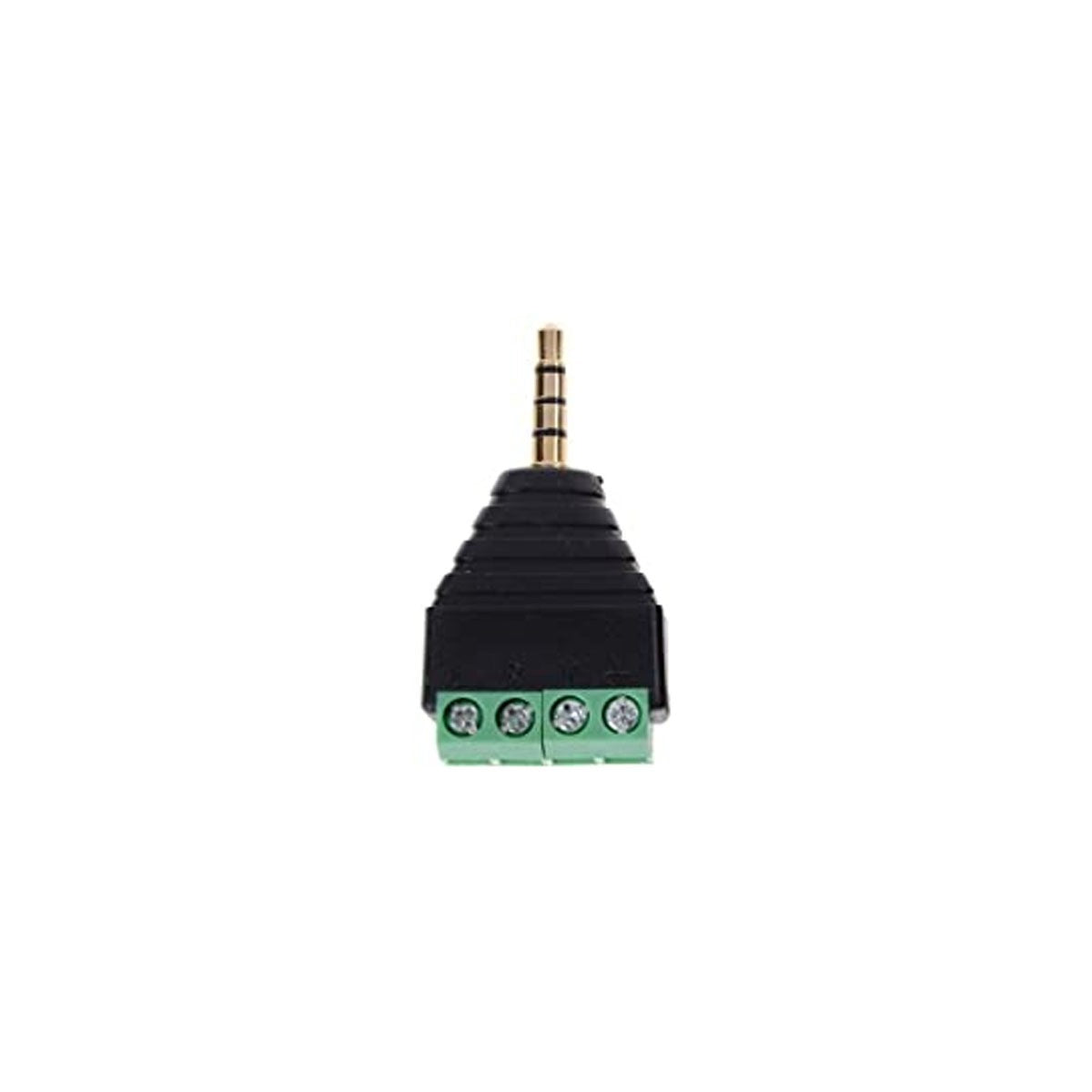 3.5mm mâle stéréo à Connecteur bloc terminal Pitch Screw 4 pins