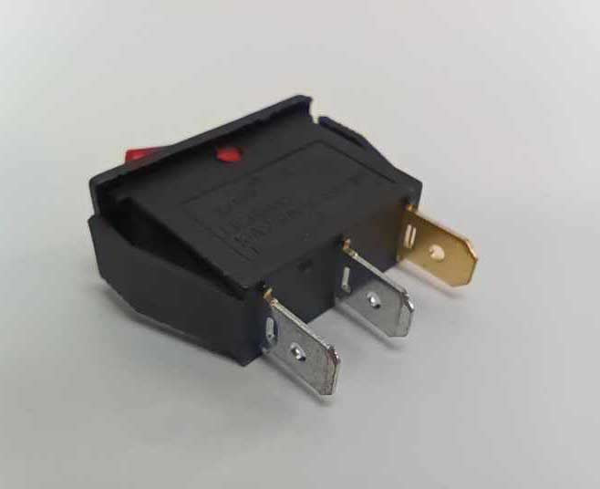 Interrupteur à bascule SPST marche-arrêt, 20 A 125 V CA / 35 A 12 V CC, trou 30,3 x 10,6 mm