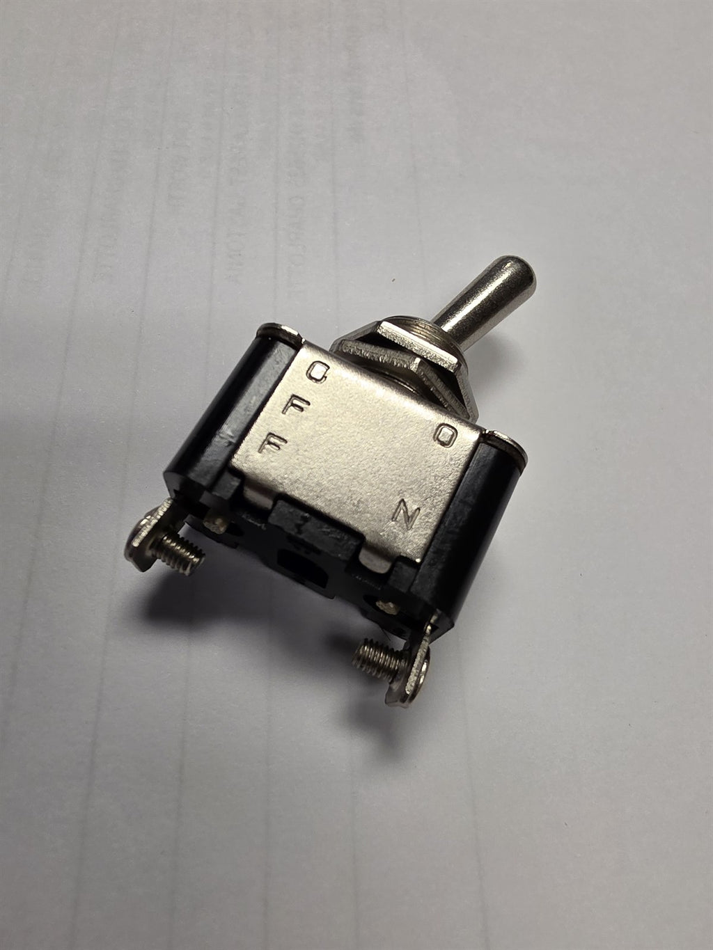 Interrupteur à levier SPST marche-arrêt, 15 A, 115 V CA, trou de 12 mm