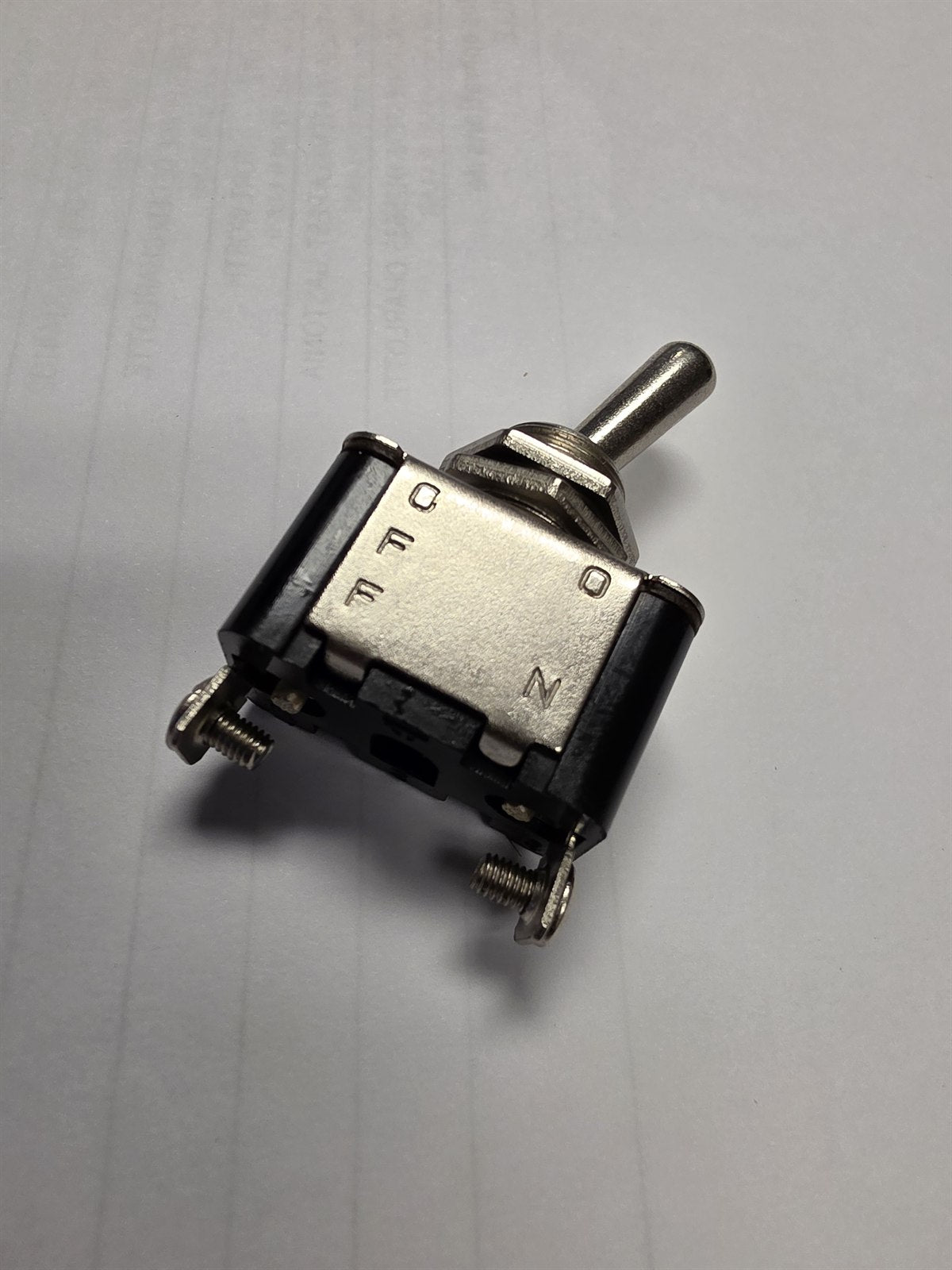 Interrupteur à levier SPST marche-arrêt, 15 A, 115 V CA, trou de 12 mm