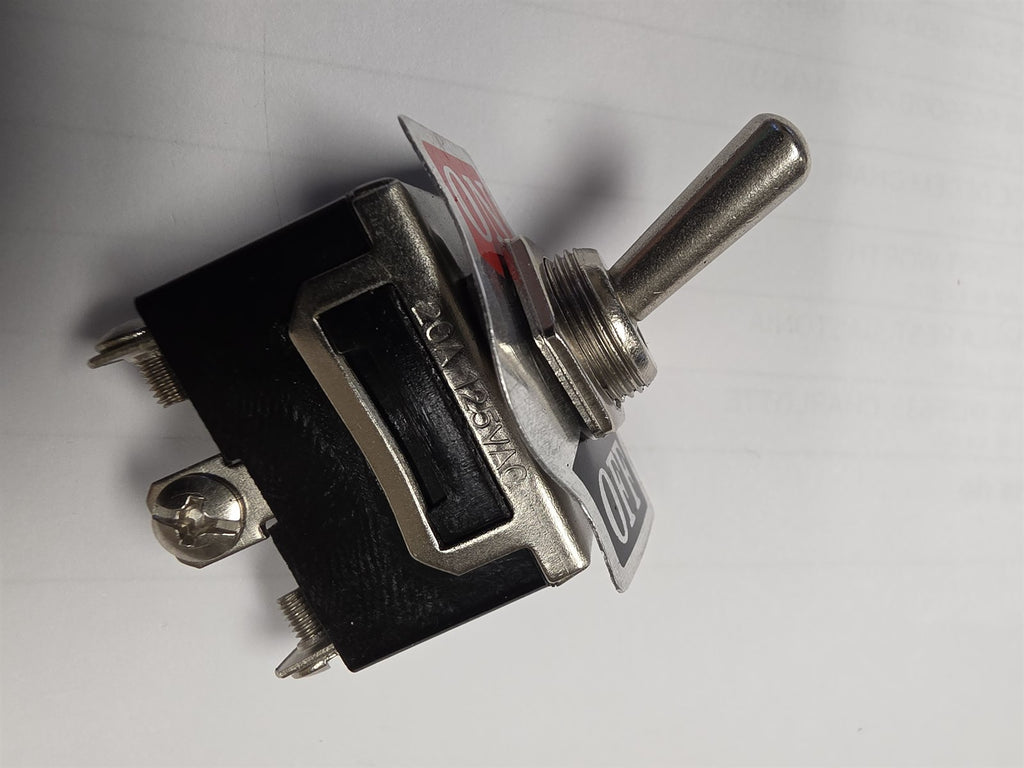 Interrupteur à levier momentané SPDT marche-arrêt, 125/250 V, 20/15 A