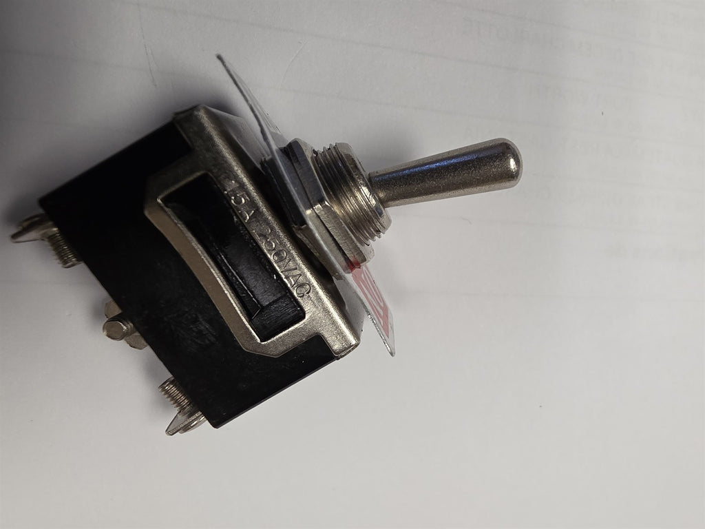 Interrupteur à levier momentané SPDT marche-arrêt, 125/250 V, 20/15 A