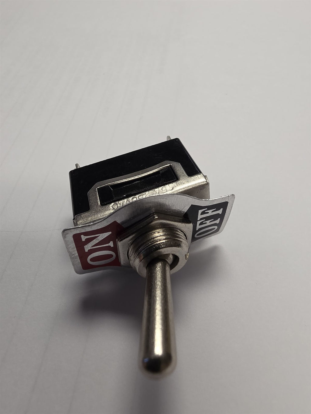 Interrupteur à levier momentané SPDT marche-arrêt, 125/250 V, 20/15 A