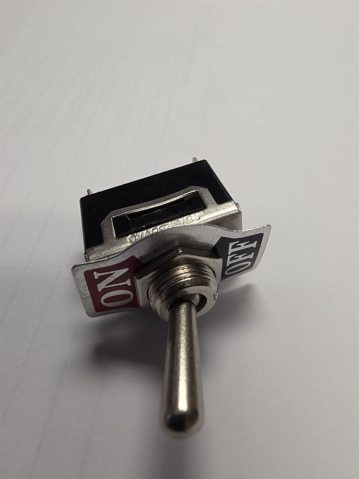Interrupteur à levier momentané SPDT marche-arrêt, 125/250 V, 20/15 A