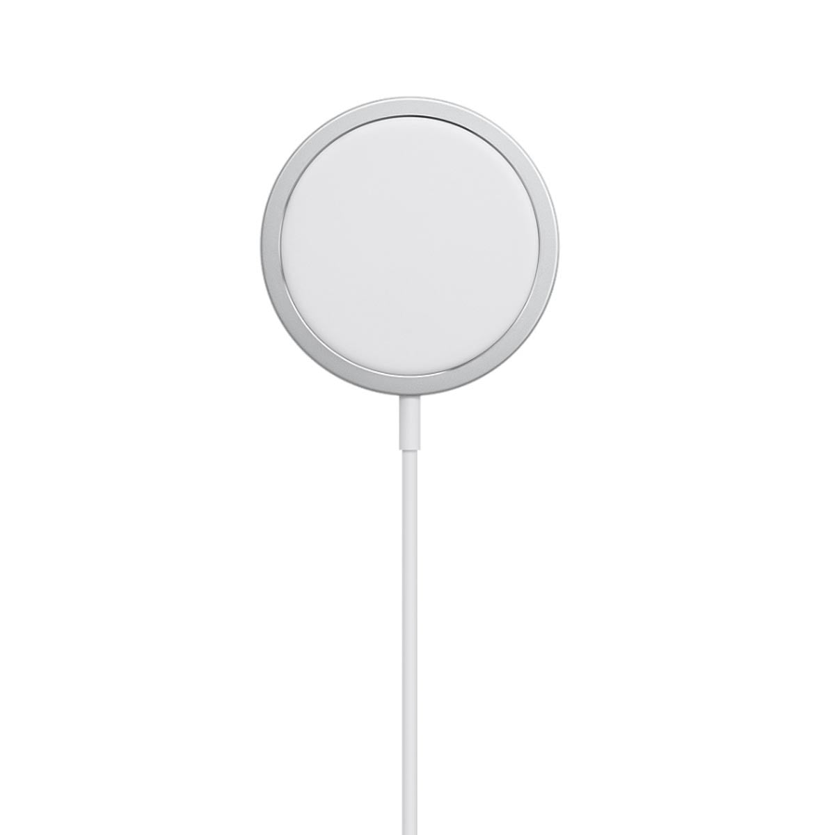 Apple Chargeur sans fil MagSafe pour iPhone, blanc (MHXH3AM/A)