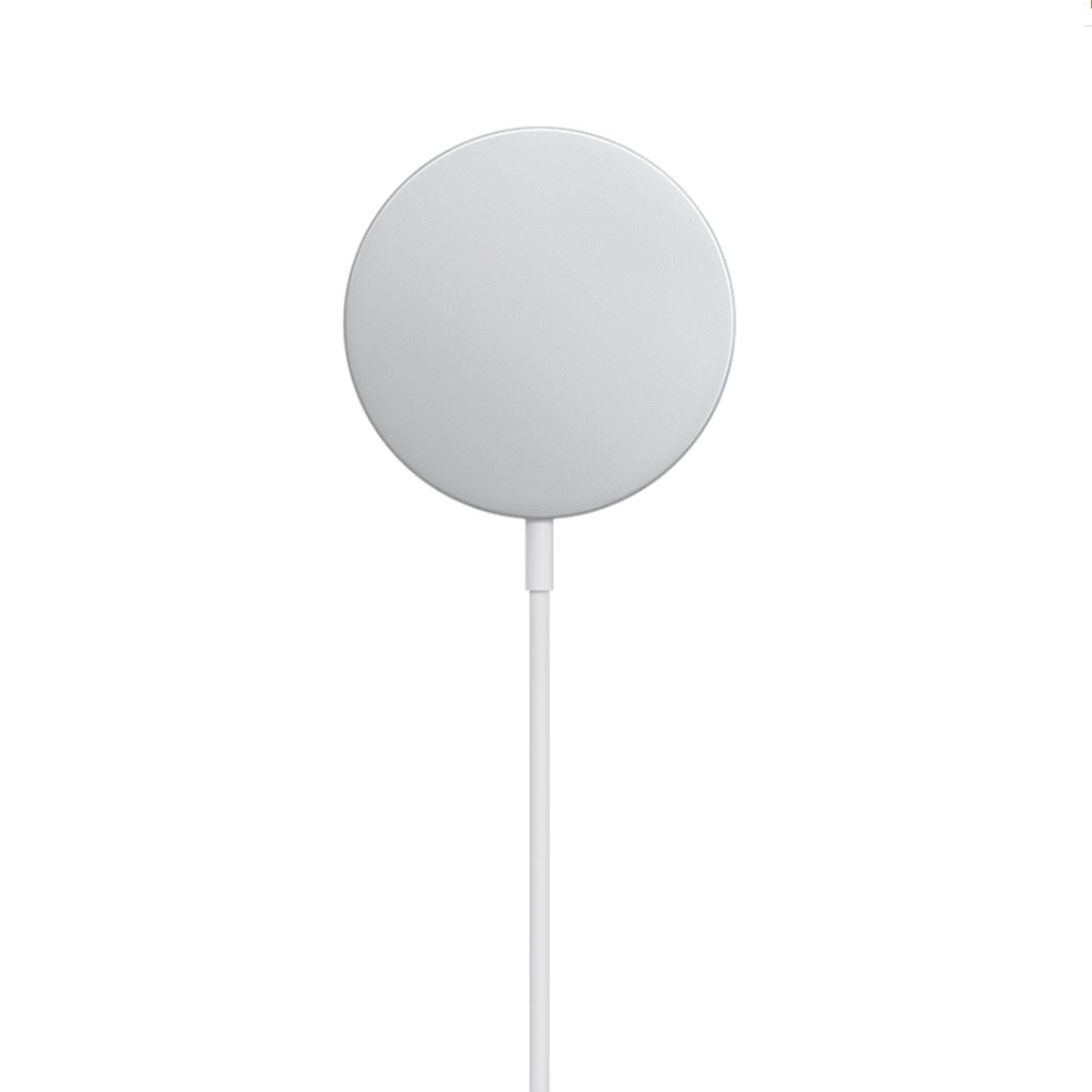 Apple Chargeur sans fil MagSafe pour iPhone, blanc (MHXH3AM/A)