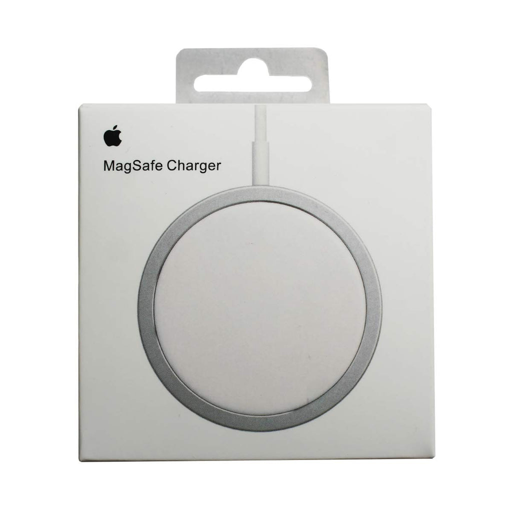Apple Chargeur sans fil MagSafe pour iPhone, blanc (MHXH3AM/A)