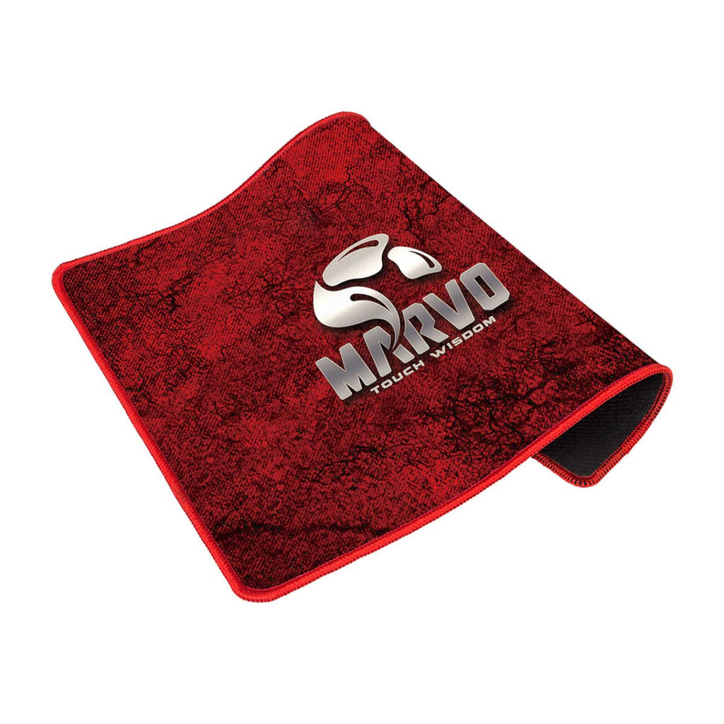 Marvo Pro Tapis de souris moyen, surface textile haute densité imperméable (G39)