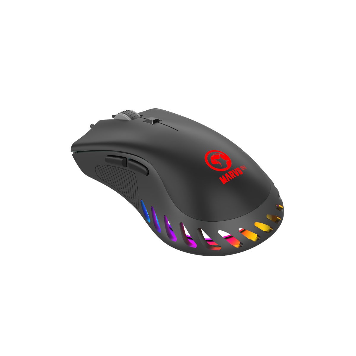 Marvo Pro Souris de jeu optique filaire G985, 7 boutons, RGB, 10 000 DPI, 20 millions de clics