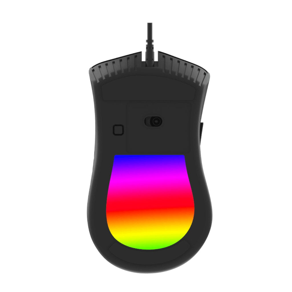 Marvo Pro Souris de jeu optique filaire G985, 7 boutons, RGB, 10 000 DPI, 20 millions de clics