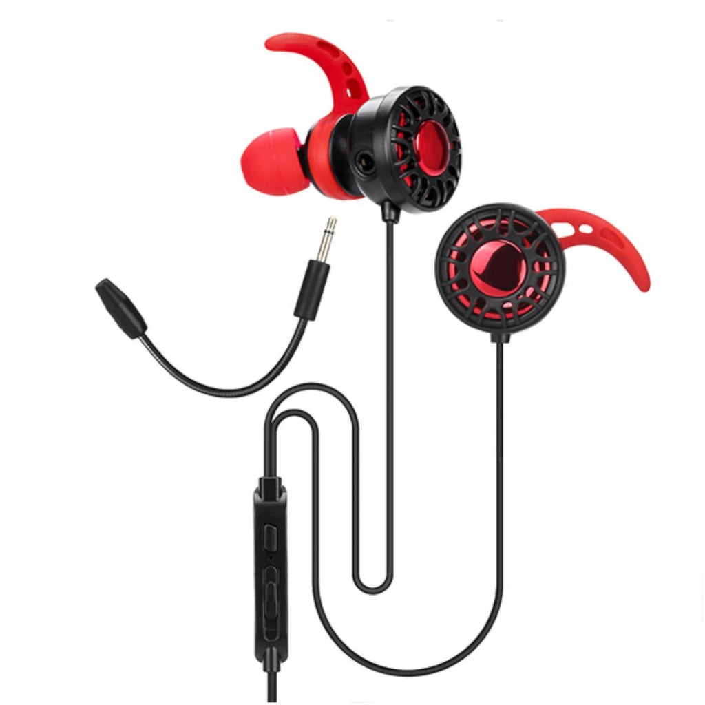Xtrike Me Écouteurs de jeu intra-auriculaires stéréo avec microphone, câble 1,2 m (GE-109)