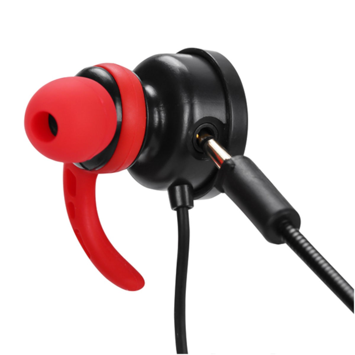 Xtrike Me Écouteurs de jeu intra-auriculaires stéréo avec microphone, câble 1,2 m (GE-109)