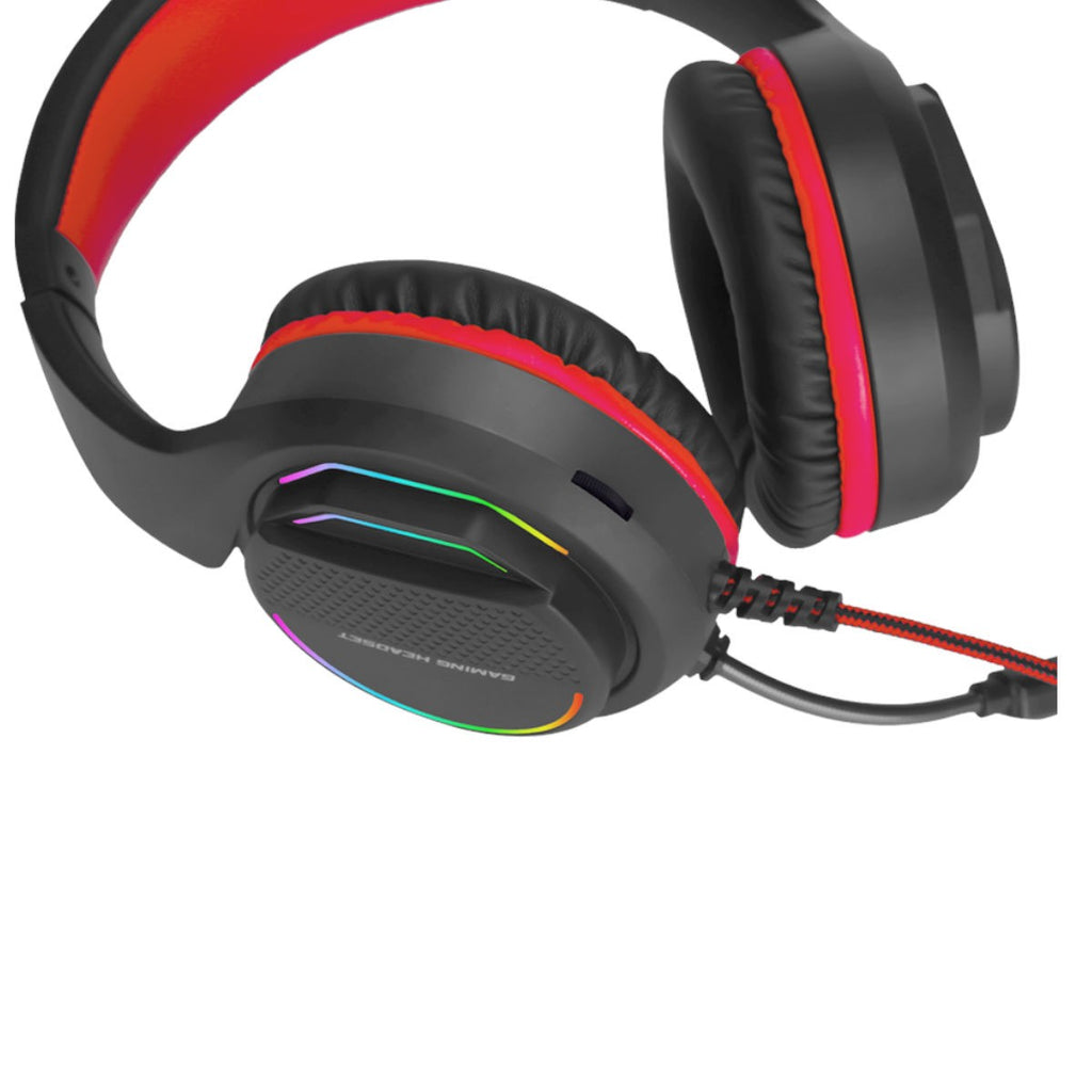 Xtrike Me Casque de jeu son surround 7.1 avec rétroéclairage RGB, câble 2,2 m (GH-903)