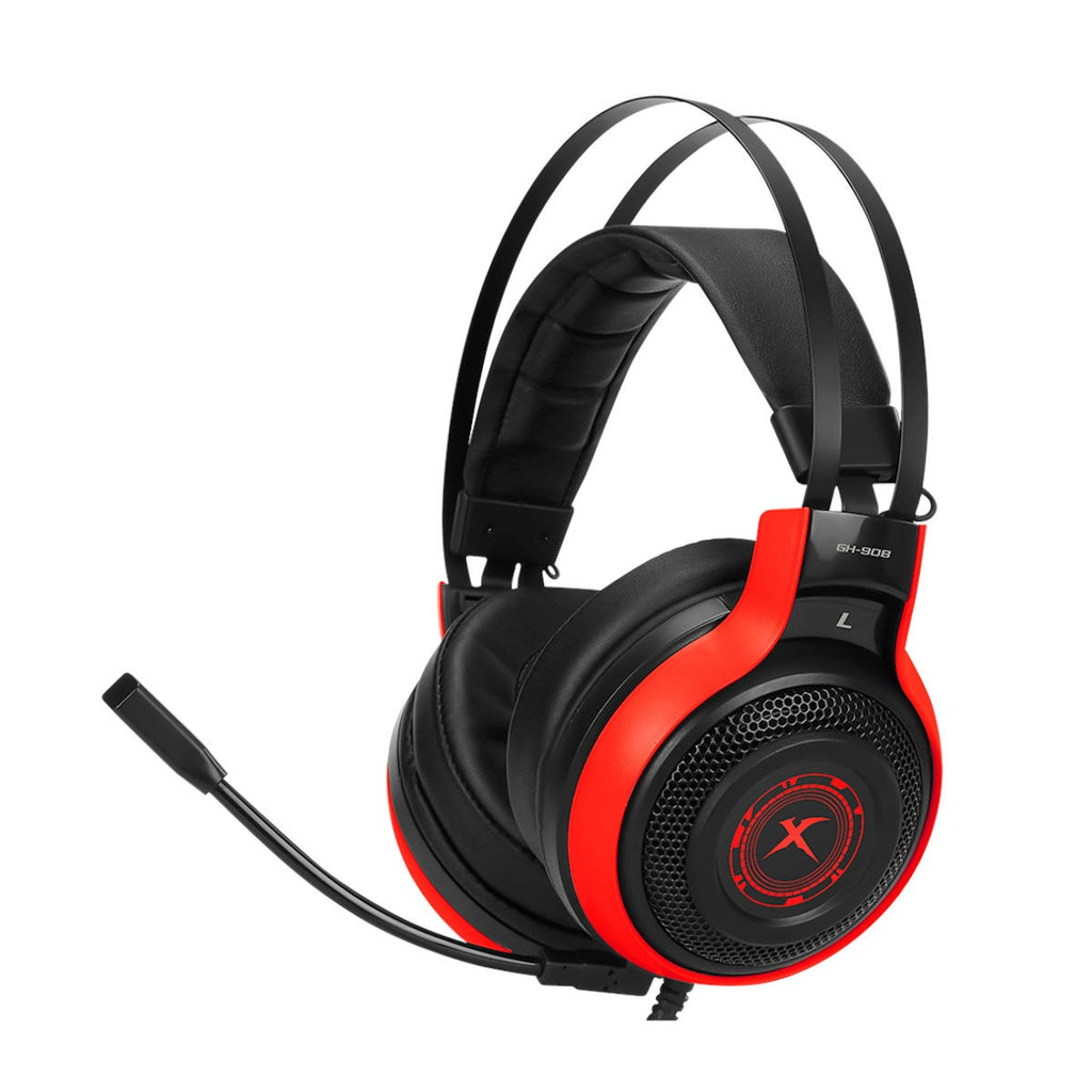 Xtrike Me Casque de jeu à son surround 7.1 avec rétro-éclairage RGB GH-908