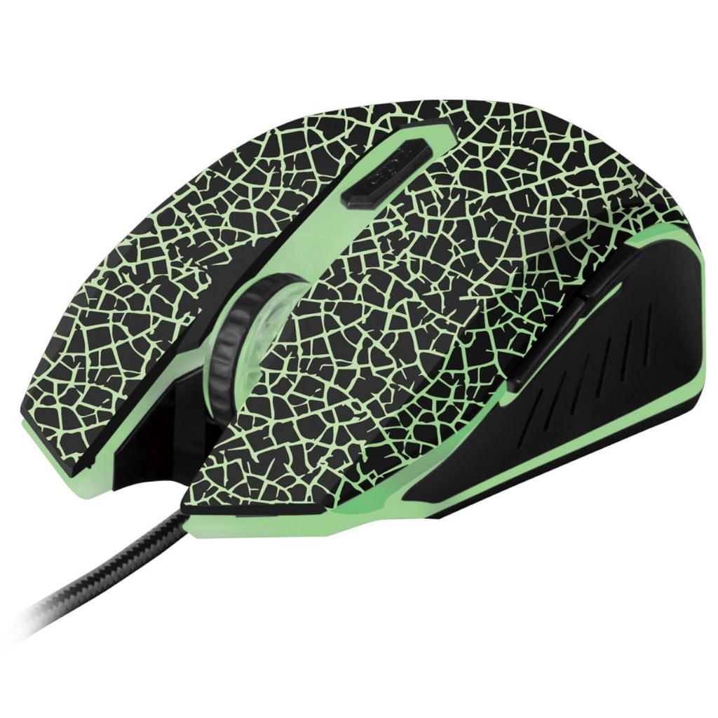 Xtrike Me Souris de jeu optique filaire GM-205, 6 boutons, rétroéclairage 7 couleurs, 3200 DPI