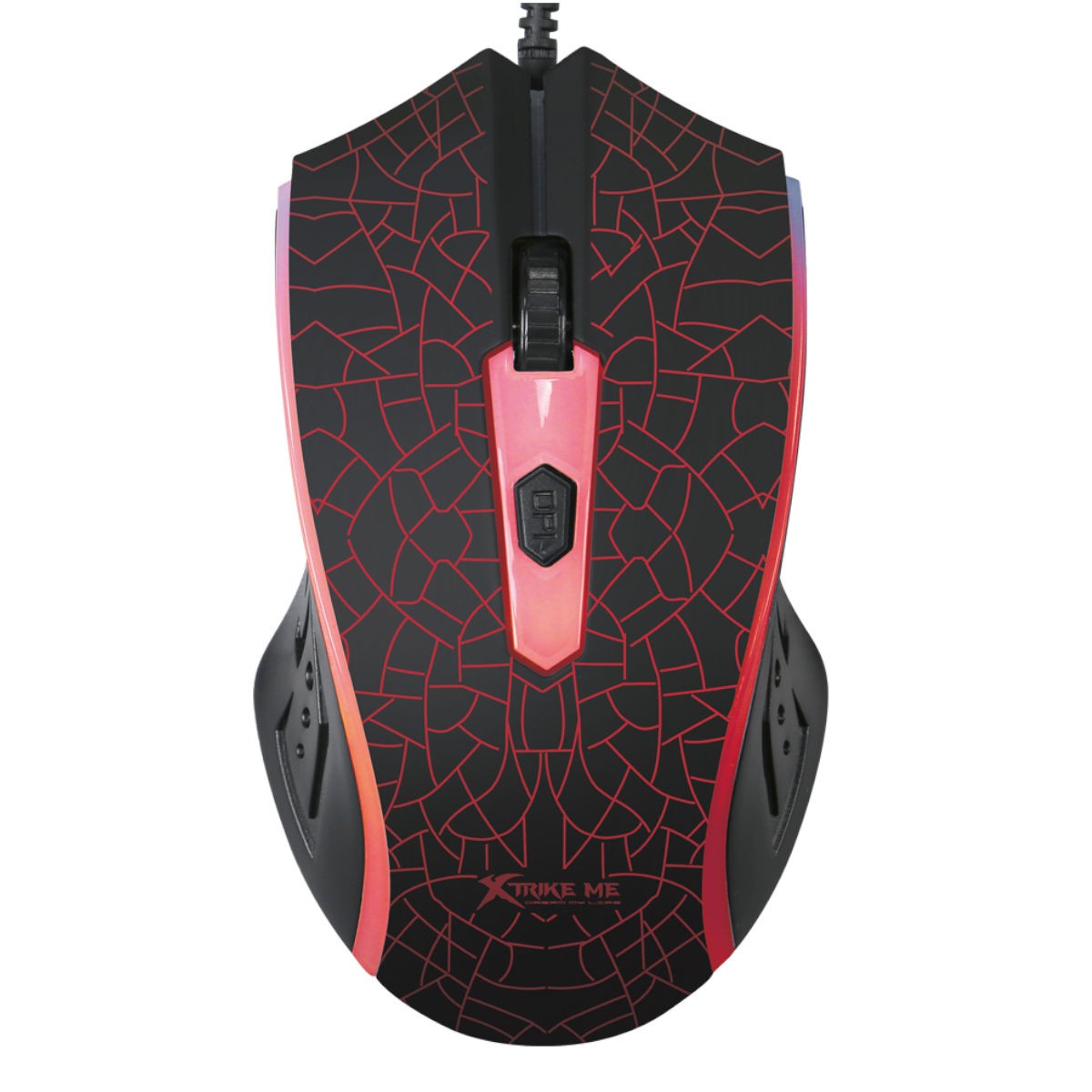 Xtrike Me Souris de jeu optique filaire GM-206, 4 boutons, rétroéclairage 7 couleurs, 1200 DPI
