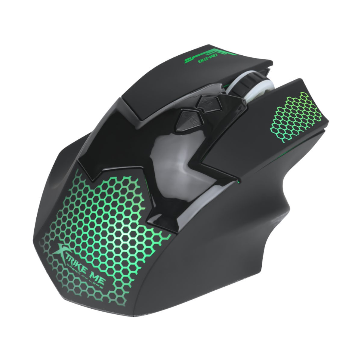 Xtrike Me Souris de jeu optique filaire GM-216, 7 boutons, rétroéclairage 7 couleurs, 3600 DPI