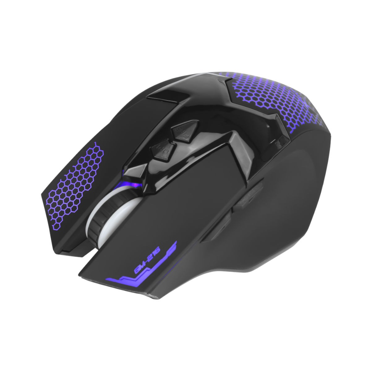 Xtrike Me Souris de jeu optique filaire GM-216, 7 boutons, rétroéclairage 7 couleurs, 3600 DPI