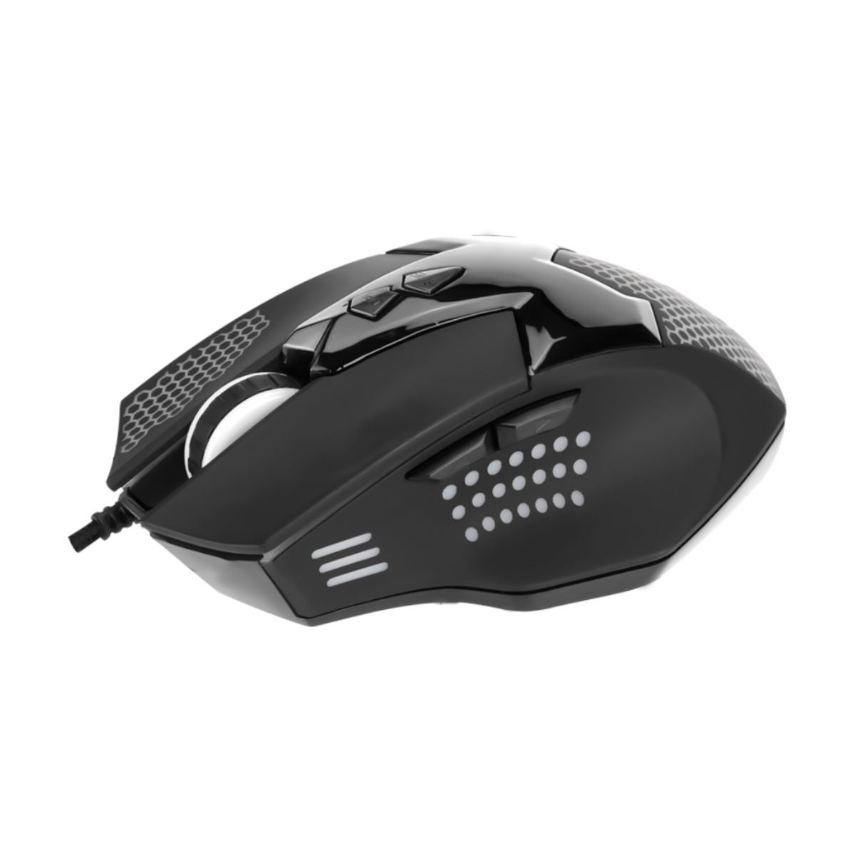 Xtrike Me Souris de jeu optique filaire GM-216, 7 boutons, rétroéclairage 7 couleurs, 3600 DPI