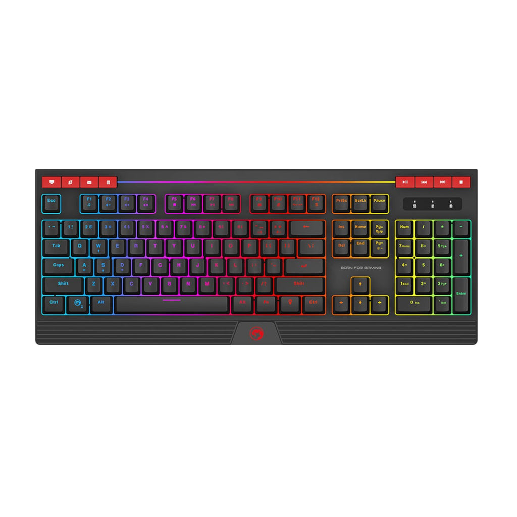 Marvo Pro Clavier de jeu illuminé, Membrane, 112 touches (KG880)