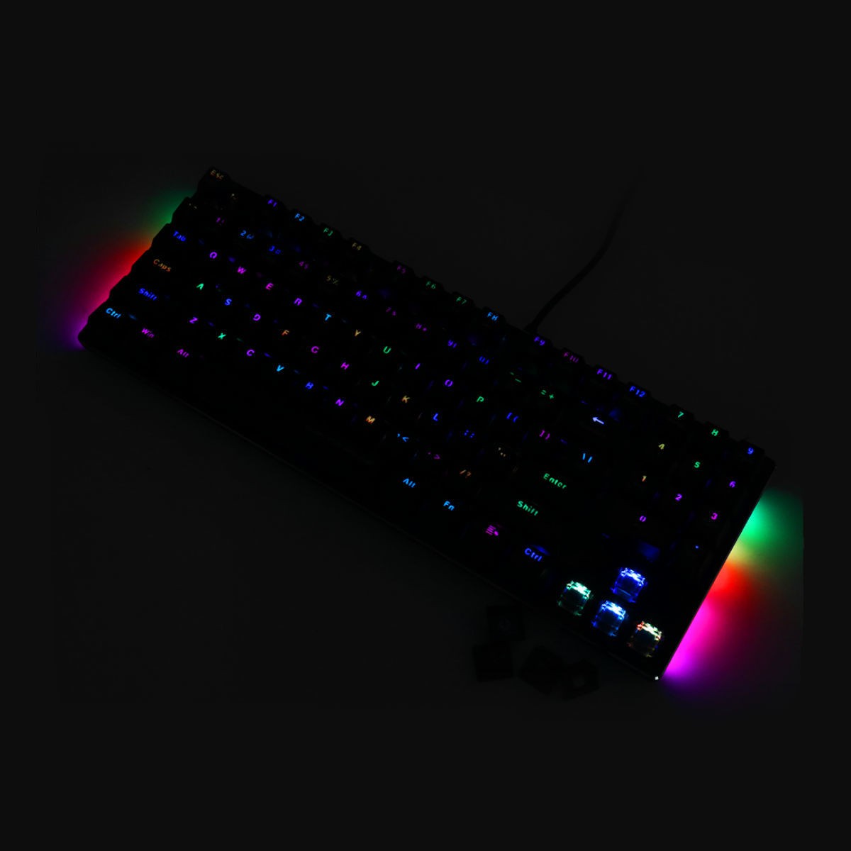 Marvo Pro Clavier de jeu illuminé, Mécanique, RGB, 89 touches (KG934)