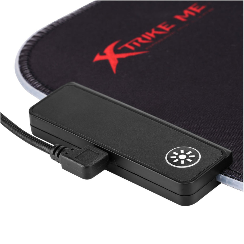 Xtrike Me Tapis de souris RGB, surface sans friction, MP-602