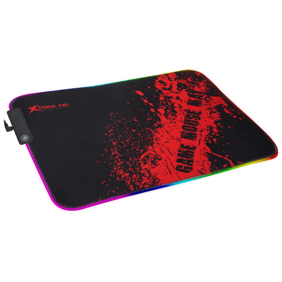 Xtrike Me Tapis de souris RGB, surface sans friction, MP-602