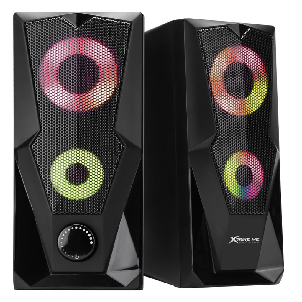Xtrike Me  Haut-parleur stéréo 2.0 avec rétro-éclairage RGB SK-501