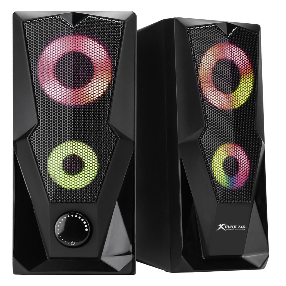 Xtrike Me  Haut-parleur stéréo 2.0 avec rétro-éclairage RGB SK-501